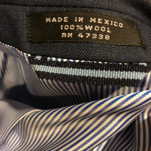 Light Navy Tommy Hilfiger Slim Fit Suit - Picture 6 of 7